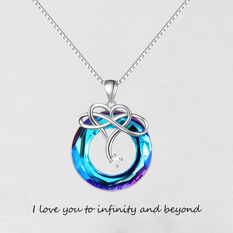 I Love You Infinity Necklace for Men