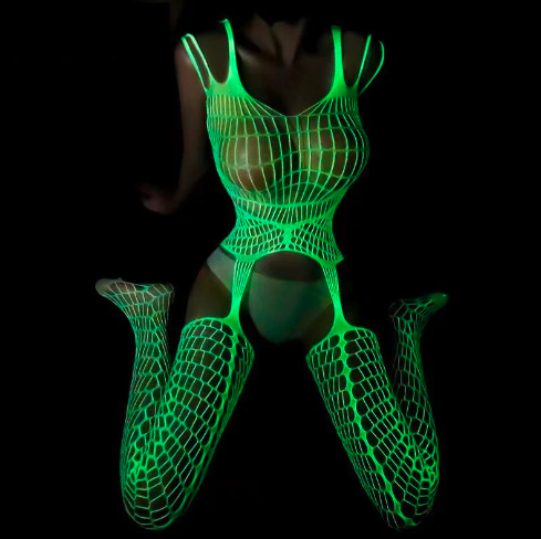 (❤️✨Clearance Sale-70% OFF) Midnight Seduction Luminous Fishnet Stockings-12